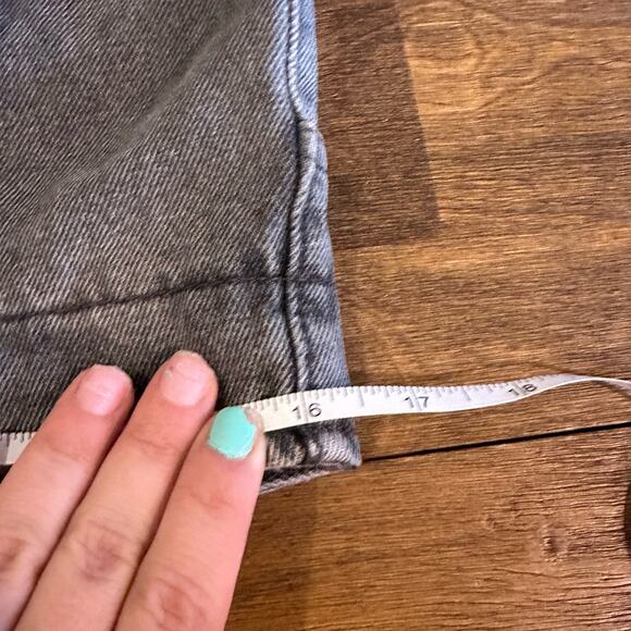 One x One Teaspoon Super Freaks Faded Black Denim Cutoff Shorts Size 26 - Picture 2 of 12